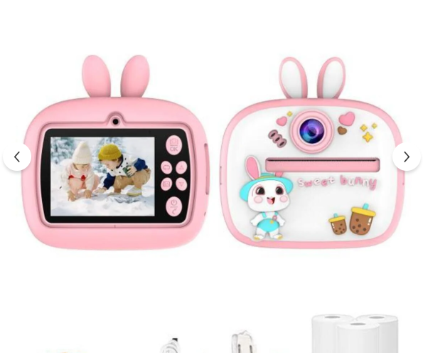 Çocuklar İçin Anında Baskı Yapan Eğitici Kamera (Boyun Askısı Hediye)